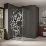 Duschkabine aus Glas Abstract Bubbles Duschkabine aus Glas Abstract Bubbles