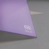 ESG Glas SATINATO lackiert 4 mm Farbe nach Wahl