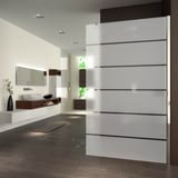 Glas Duschwand satiniert mit Motiv Kashi Glas Duschwand satiniert mit Motiv Kashi