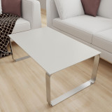 Glasplatte Tisch Creme-Weiß - REF 1013, 6 mm Glasplatte Tisch Creme-Weiß - REF 1013, 6 mm