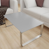 Glasplatte Tisch Grau - REF 9006, 6 mm Glasplatte Tisch Grau - REF 9006, 6 mm