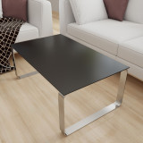 Glasplatte Tisch Schwarz - REF 9005, 6 mm Glasplatte Tisch Schwarz - REF 9005, 6 mm