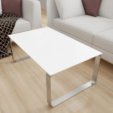 Glasplatte Tisch Weiß / Alpinweiß - REF 9003, 6 mm Glasplatte Tisch Weiß / Alpinweiß - REF 9003, 6 mm