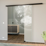 Glasschiebetür gelasert mit Motiv Erde Glasschiebetür gelasert mit Motiv Erde