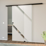 Glasschiebetür satiniert mit Motiv Duo Glasschiebetür satiniert mit Motiv Duo
