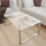 Glastischplatte gelasert mit Motiv - Heart Drop Glastischplatte gelasert mit Motiv - Heart Drop