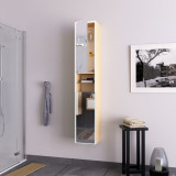 Spiegel Hochschrank Badschrank mit Beleuchtung und Regal - Opal LED