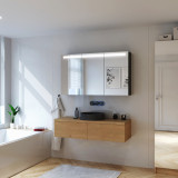 Spiegelschrank Bad mit LED Licht - Linja