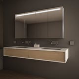 LED Spiegelschrank nach Maß mit Aluminium-Korpus - Denver LED Spiegelschrank nach Maß mit Aluminium-Korpus - Denver