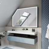 Dachschrägen-Spiegelschrank Liberas