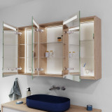 Spiegelschrank Bad mit LED Licht - Linja