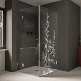Glas Duschkabine mit Motiv Gras Glas Duschkabine mit Motiv Gras