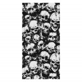 Lichtausschnitt gelasert mit Motiv Skull Door Lichtausschnitt gelasert mit Motiv Skull Door