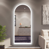 Beleuchteter Badspiegel mit Rundbogen Nyx 1 Beleuchteter Badspiegel mit Rundbogen Nyx 1