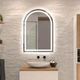 Beleuchteter Rundbogen-Spiegel Nanna 1