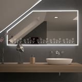 Spiegel für Dachschrägen mit LED Beleuchtung Blom