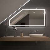 Spiegel für Dachschrägen mit LED Beleuchtung Fiola Spiegel für Dachschrägen mit LED Beleuchtung Fiola