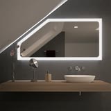 Spiegel für Dachschrägen mit LED Beleuchtung Kalis Spiegel für Dachschrägen mit LED Beleuchtung Kalis