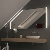 Spiegel für Dachschrägen mit LED Beleuchtung Singu Spiegel für Dachschrägen mit LED Beleuchtung Singu