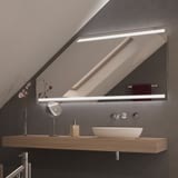 Spiegel für Dachschrägen mit LED Beleuchtung Viru Spiegel für Dachschrägen mit LED Beleuchtung Viru