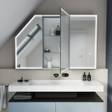 Dachschrägen-Spiegelschrank Liberas