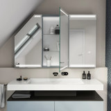 Dachschrägen-Spiegelschrank Lino