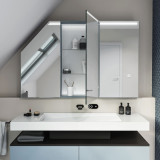 Dachschrägen-Spiegelschrank Odelio