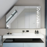 Dachschrägen-Spiegelschrank Ulmio