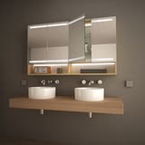 Holz-Spiegelschrank für das Bad Armario Holz-Spiegelschrank für das Bad Armario