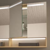 LED Bad Spiegelschrank mit Fächern - Luminosa