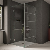 Glas Duschkabine mit Streifen Raya 2 Glas Duschkabine mit Streifen Raya 2
