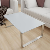 Tischplatte Glas Hell-Grau - REF 7035, 6 mm Tischplatte Glas Hell-Grau - REF 7035, 6 mm