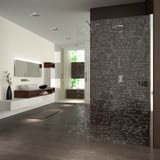 Walk In Dusche gelasert mit Motiv Formeln Walk In Dusche gelasert mit Motiv Formeln