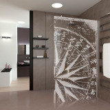 Walk In Dusche gelasert mit Motiv Mein Weg Walk In Dusche gelasert mit Motiv Mein Weg