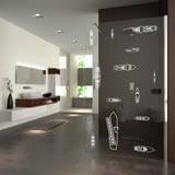 Walk In Dusche mit Motiv Schiffe versenken Walk In Dusche mit Motiv Schiffe versenken