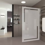 Walk In Dusche satiniert mit Motiv Perra Walk In Dusche satiniert mit Motiv Perra