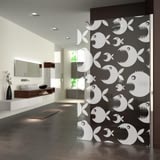 Walk In mit Motiv Dusche Piranhas Walk In mit Motiv Dusche Piranhas