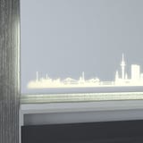 Teil-Lack-Wandspiegel Hamburg bei Nacht Teil-Lack-Wandspiegel Hamburg bei Nacht