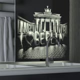 Teillack Wandspiegel I love Berlin Teillack Wandspiegel I love Berlin