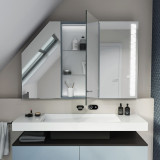 Dachschrägen-Spiegelschrank Wired