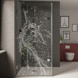 Duschkabine aus Glas mit Dekor Cristal Clear Duschkabine aus Glas mit Dekor Cristal Clear