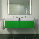 Waschtischunterschrank für Aufsatzwaschbecken Farbe/Holz nach Wunsch - Jade C