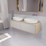 Waschbeckenunterschrank für Aufsatzwaschbecken nach Maß - Dolomit B