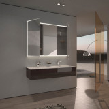 LED Spiegelschrank fürs Bad, Maßanfertigung - Aurel