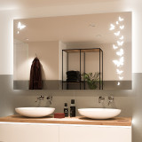 Spiegel gelasert mit LED Beleuchtung - Ulma