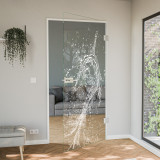 Glastür gelasert mit Motiv Cristal Clear Glastür gelasert mit Motiv Cristal Clear