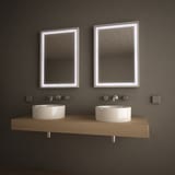 Spiegel LED mit Alurahmen Frame