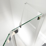 Badewannen Duschabtrennung Glas Drehtür mit Festteil rechts G711 Badewannen Duschabtrennung Glas Drehtür mit Festteil rechts G711