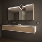 Spiegelschrank mit Holz-Korpus Riga