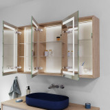 Badezimmer-Spiegelschrank mit LED - Rameo